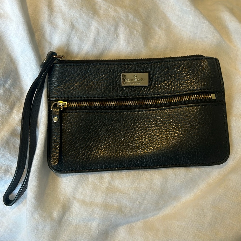 Kate Spade black wristlet